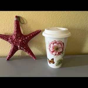 Lenox Butterfly Meadow travel cup mug